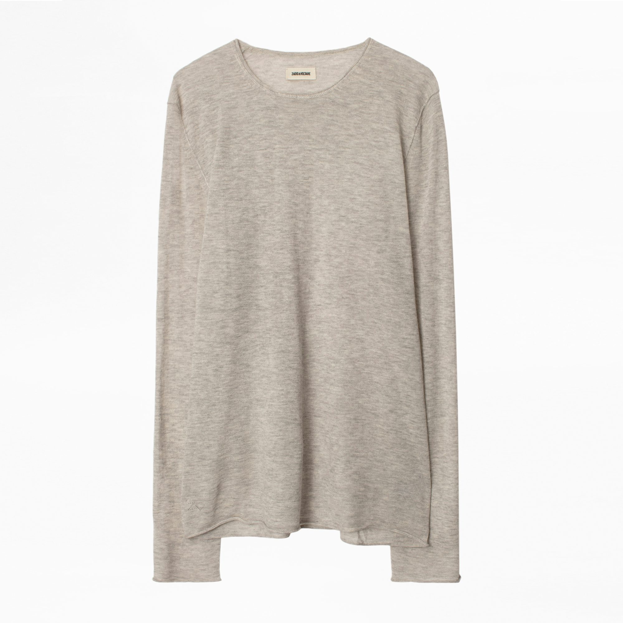 Maglione Teiss Cachemire - Maglione bianco da uomo in cachemire piuma.